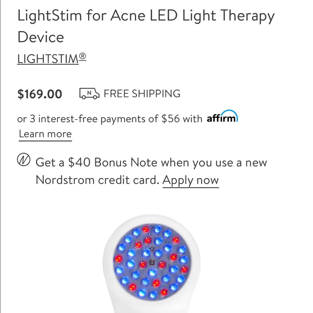 LightStim LED Therapy for skin!
